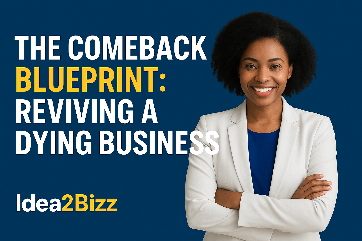“Entrepreneur analyzing business performance with renewed confidence to plan a comeback.”